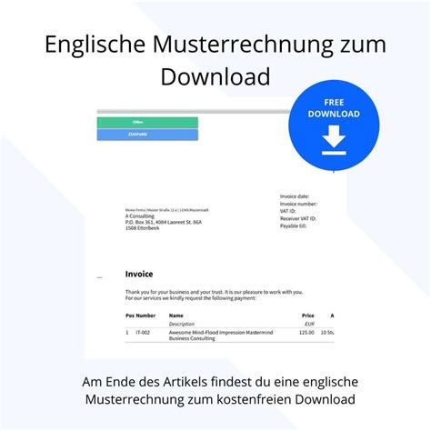 rechnung auf englisch|ihre rechnung in english.